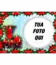 Biglietto di auguri natalizi perle brillanti