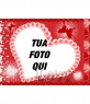 Amore e cuore per carta di San Valentino