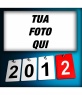 Cartolina di mettere la tua foto con i manifesti del 2012. Ideale per complimentarmi con il nuovo anno.