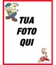 Biglietto complenano bordo rosso