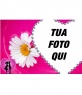 Cornice foto margherita e cuore