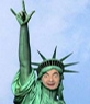 Statua della libert� rock