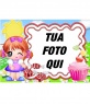 Cornice foto bimba felice