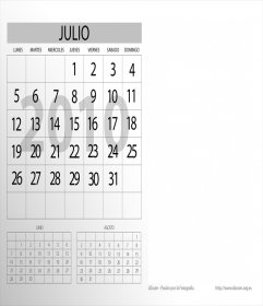 Calendario personalizzabile