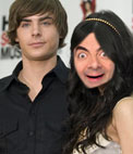 Vanessa Hudgens con Zac Efron