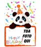 Auguri di compleanno orso panda