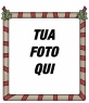 Cornice foto Natale Holly Jolly