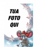 Cornice foto topolino innamorato
