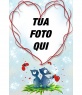 Cornice foto a forma di cuore