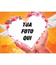 Postal giorno di San Valentino, il mio cuore è nelle tue mani