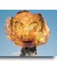 Fotomontaggio con una esplosione nucleare in una foto appare in piena fungo atomico. Questa composizione crea un collage di trasparenza, è possibile salvare come curiosità o inviati come e-mail come un dettaglio personale.