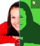 Effetto per le foto con lo stile Pop Art di Andy Warhol, in verde.