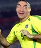 Ronaldo festeggia un gol con la maglia del Brasile