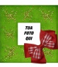Cornice foto Natale con nastro rosso