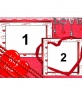 Frame per due foto di amanti. Creare un fotomontaggio con l'amore come tema centrale on-line gratuitamente. e personalizzato scheda di San Valentino da stampare o inviare via e-mail.