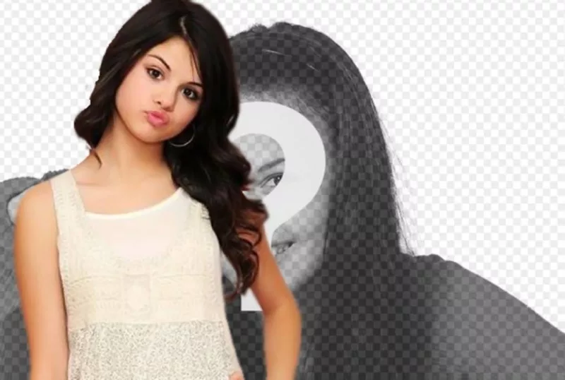 Fare un montaggio insieme con il cantante Selena Gomez. fotomontaggio insieme a Selena, caricare la tua foto e sorprendere i vostri..