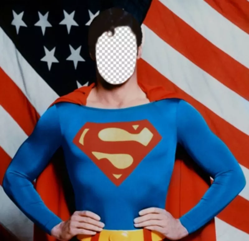 Diventa Superman con questo fotomontaggio di modificare con la tua foto ..