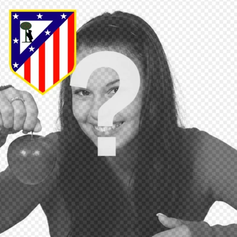 Atletico di Madrid Shield per decorare la vostra foto del profilo di rete di social media con la vostra squadra di..