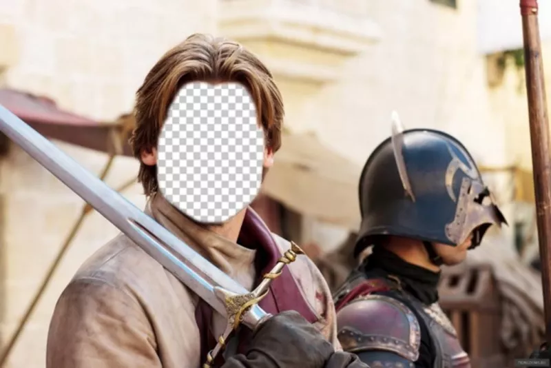 Creare questo fotomontaggio di mettere la tua faccia su Jaime Lannister ..
