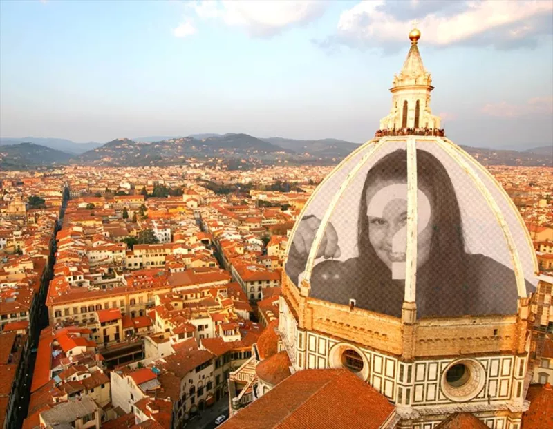Cartolina di mettere la tua foto sul Duomo italiano ..