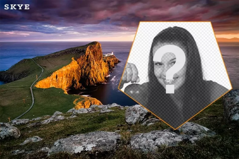 Cartolina personalizzabile con una foto di Isola di Skye ..