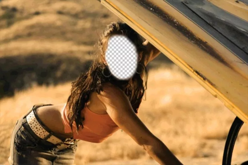 Fotomontaggio di Megan Fox in una scena per aggiungere un ..