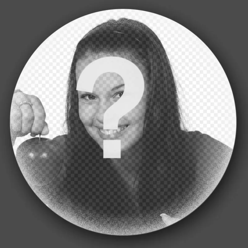 A forma di cerchio cornice alle tue foto con un effetto vetro ..