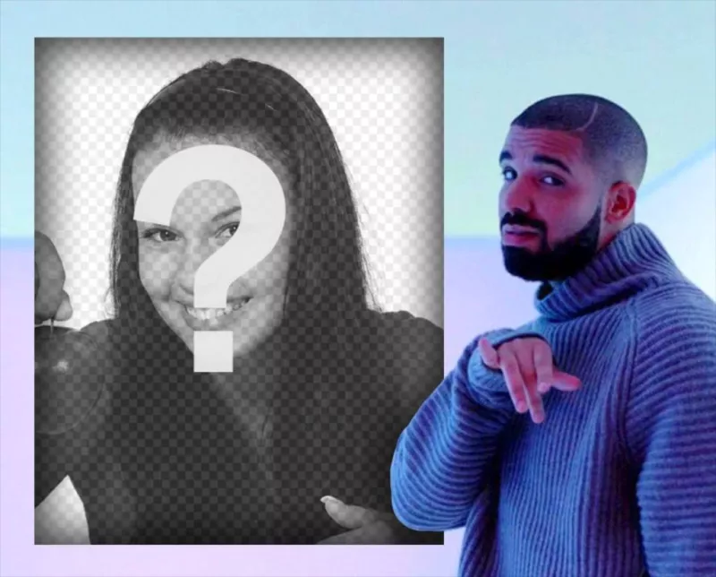 Effetto per la tua foto con il Drake nel suo video musicale Hotline bling ..