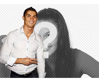 Fotomontaggio per mettere la tua foto con Cristiano Ronaldo.