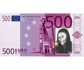 fotomontaggio di 500 euro che fare tua foto