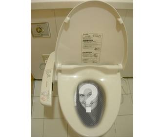 fotomontaggio divertente dove deve mettere vostra foto in un wc cinese o giapponese disciolto nellacqua wc