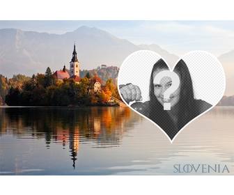 cartolina di slovenia per decorare vostra foto