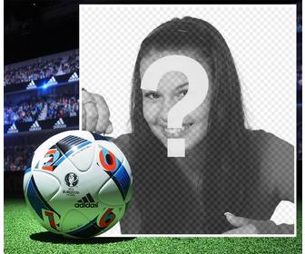frame per il foto il pallone da calcio ufficiale della euro 2016 effetto