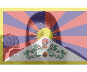 foto filtro tibet flag che e possibile utilizzare come immagine profilo