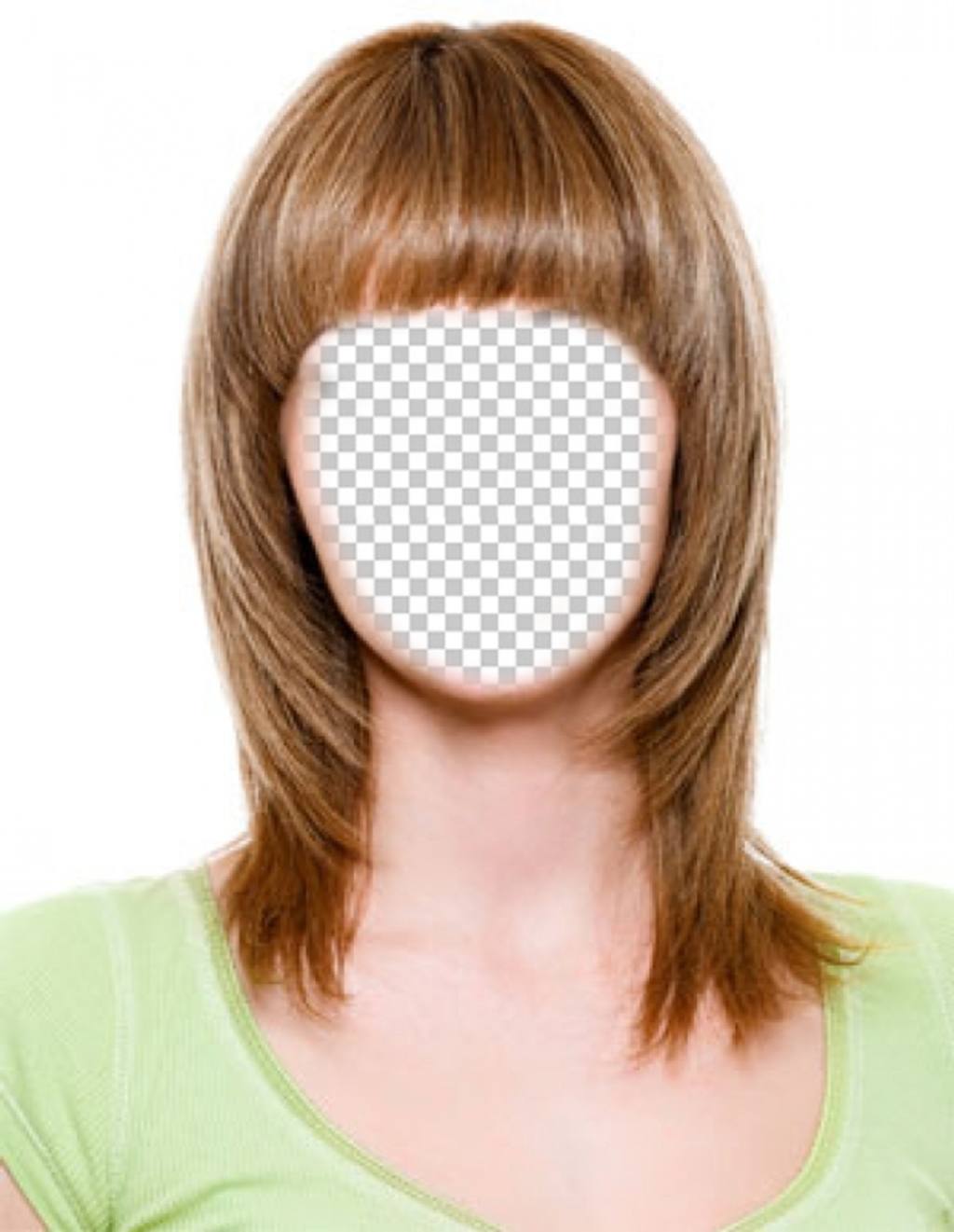Cambiare i capelli a marrone chiaro e breve con questo fotomontaggio di modificare effetto ..