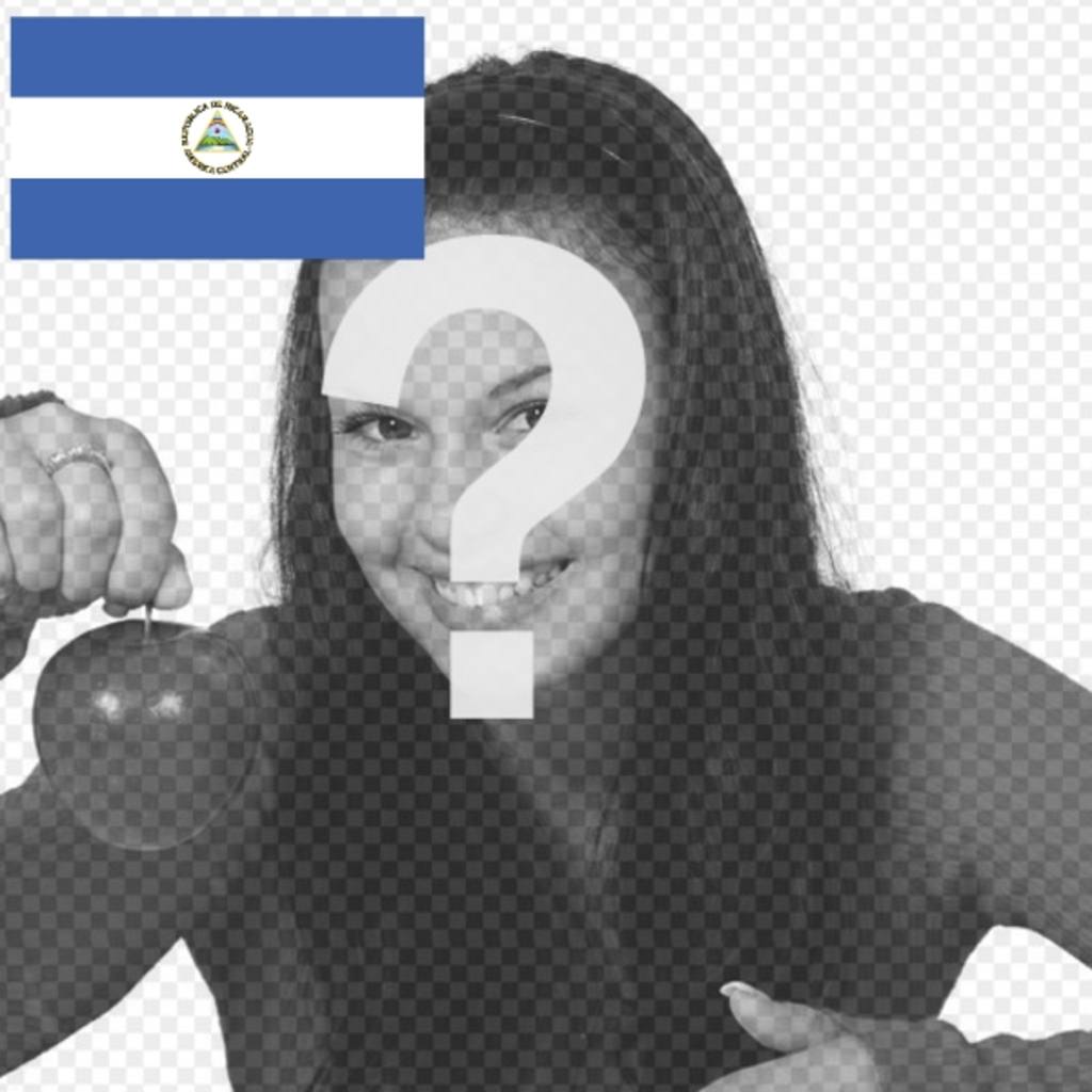 Aggiungere la bandiera Nicaragua per le vostre foto da Facebook e Twitter..