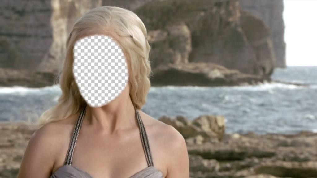 Fotomontaggio di Khaleeshi di Game of Thrones dove si può mettere la vostra faccia ..
