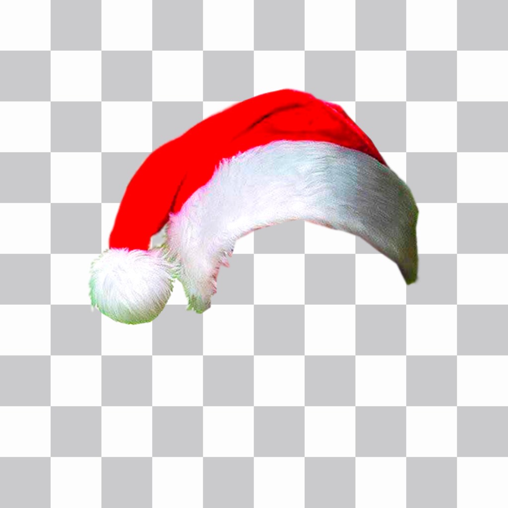 Fotomontaggio per mettere un cappello di Natale nella tua foto online. ..