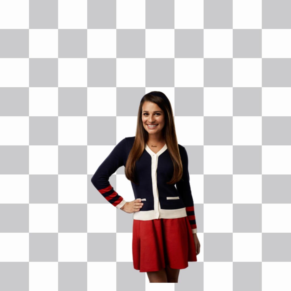 Sticker Lea Michelle, lattrice protagonista di Glee. ..