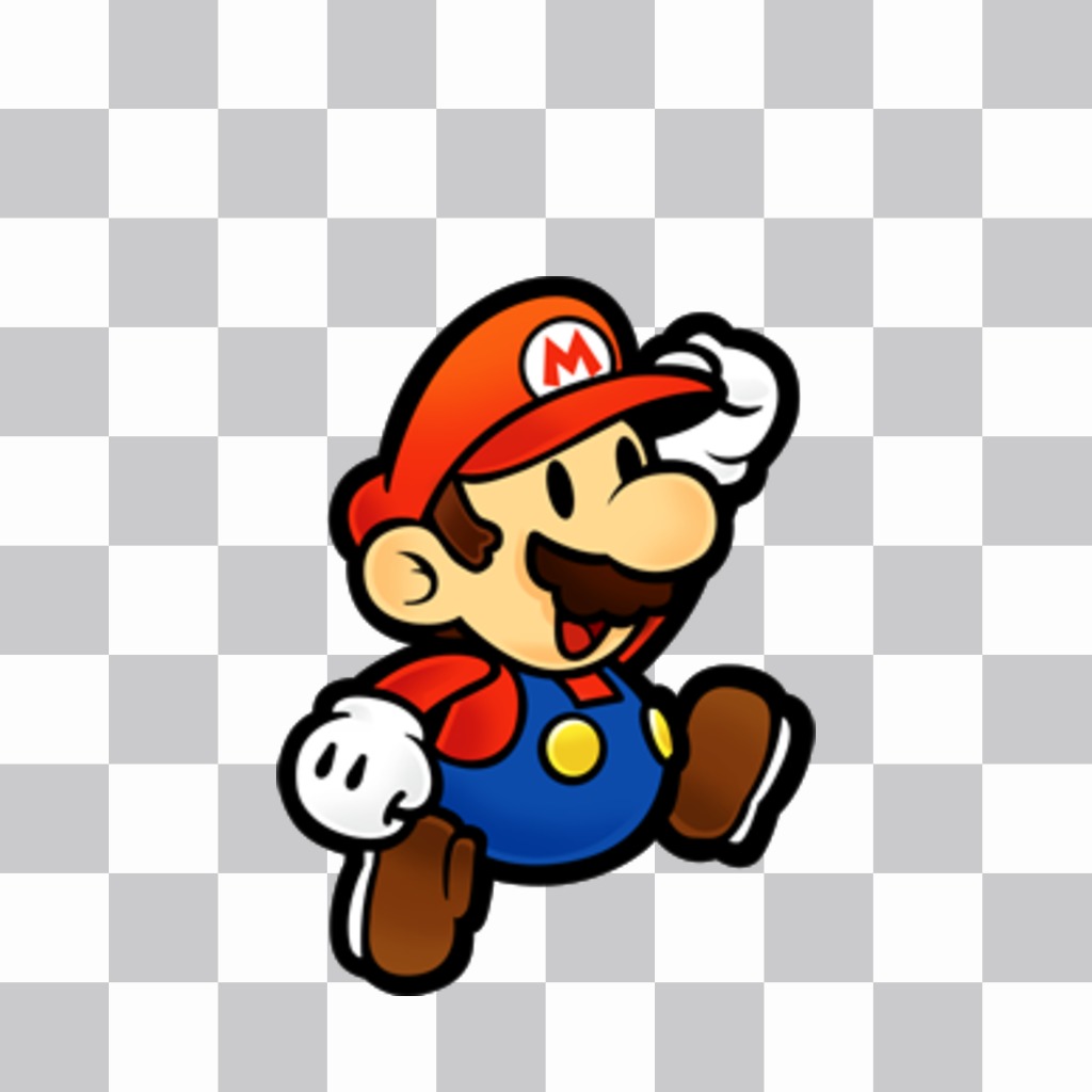 Sticker di Mario saltare ..