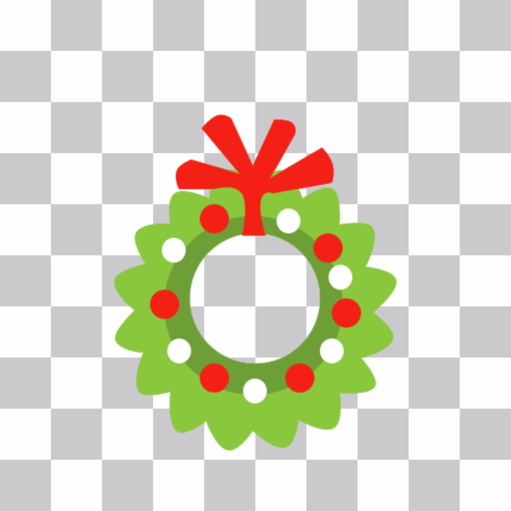 Sticker in linea con il vischio per decorare le vostre foto di Natale. ..