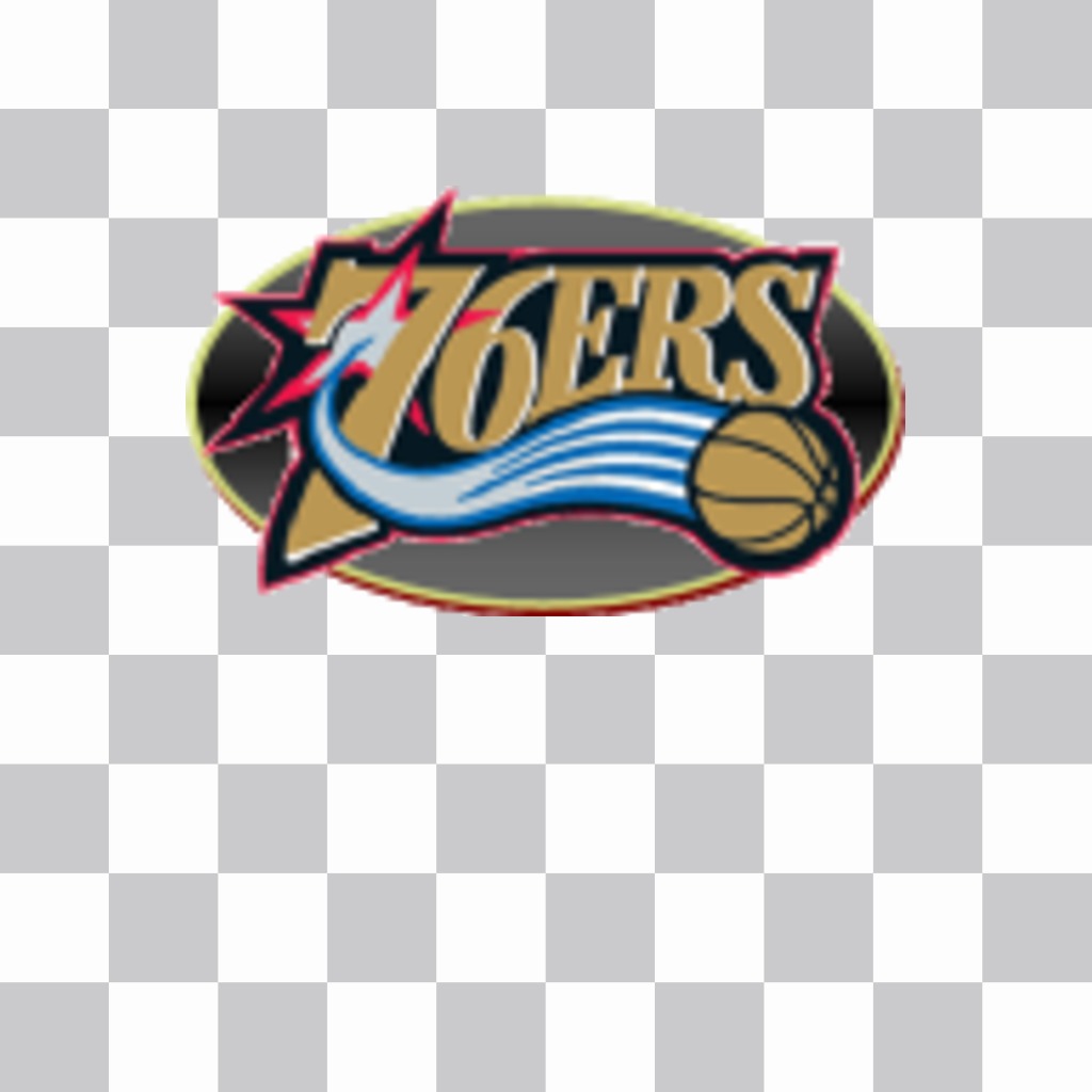 Sticker con la Philadelphia 76ers squadra logo. ..