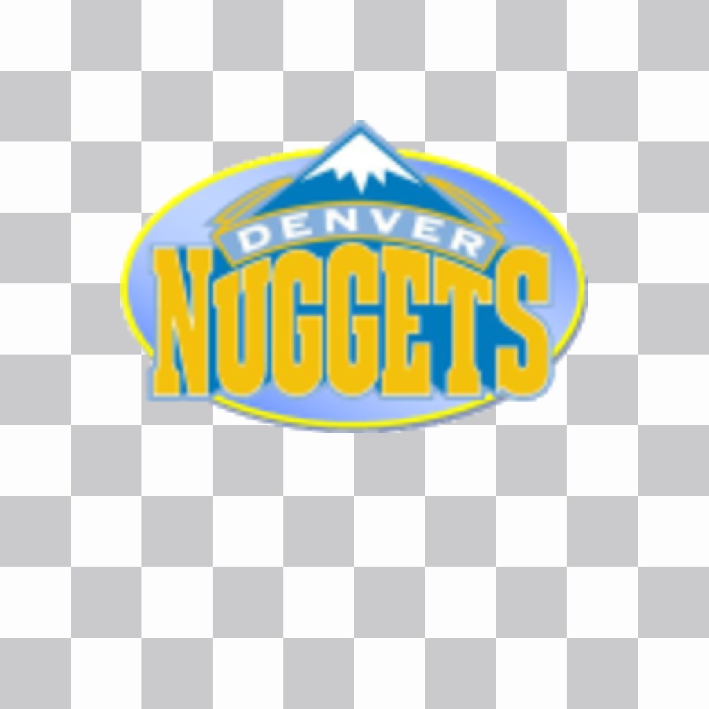 Adesivo con il logo del Denver Nuggets. ..