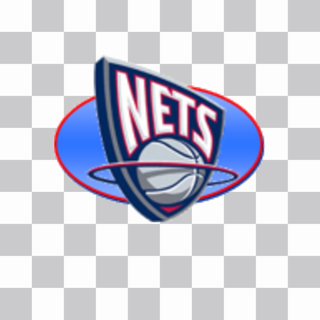 Adesivo con il logo dei Nets di Brooklyn. ..