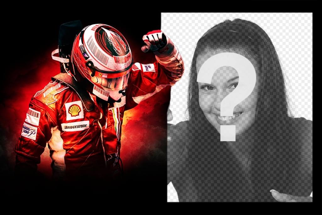 Fotomontaggio di Kimi Räikkönen ..