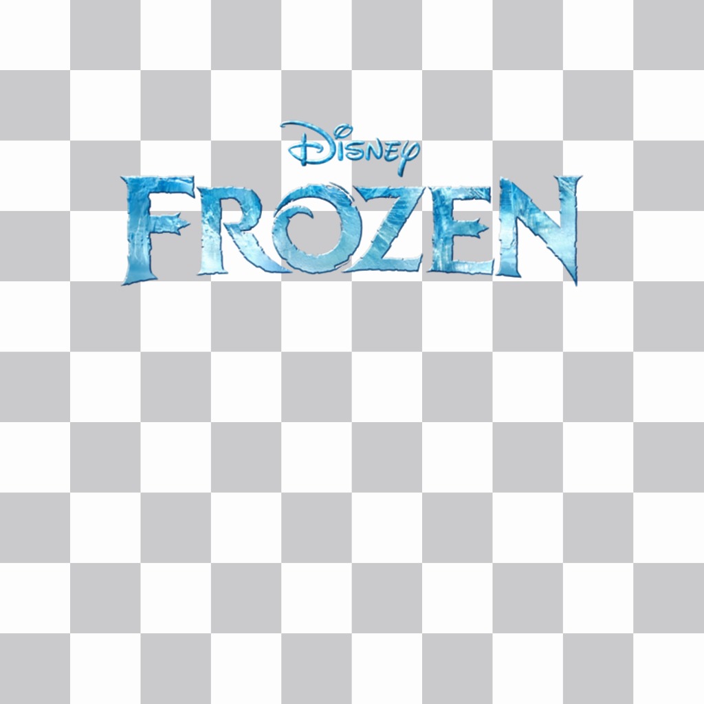 Congelato logo Disney per mettere le tue foto online. ..