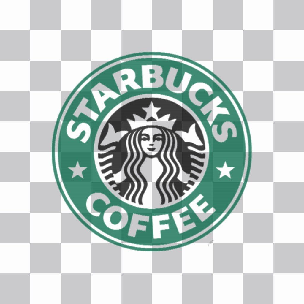 Logo del famoso Starbucks di inserire in una delle tue foto con questo editor di foto e..