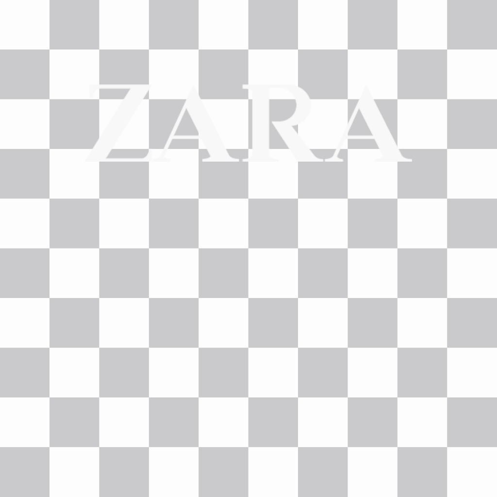 Logo adesivo del marchio di abbigliamento ZARA per le vostre foto ..