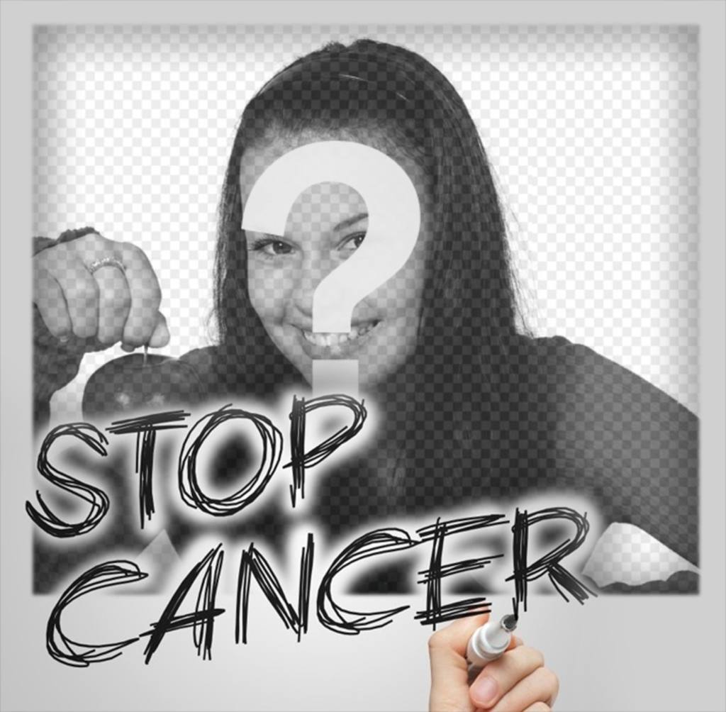 Carica una foto e unisciti alla lotta contro il cancro con questo libero effetto ..