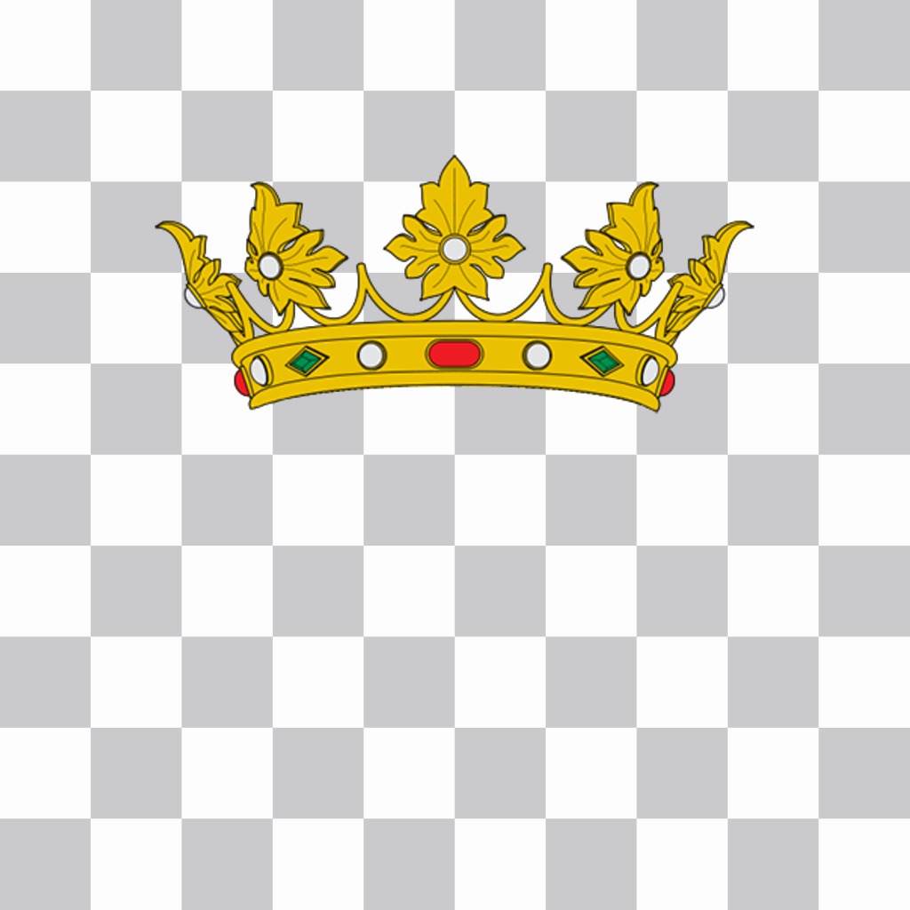 Sticker di una corona re di aggiungere sulle immagini ..